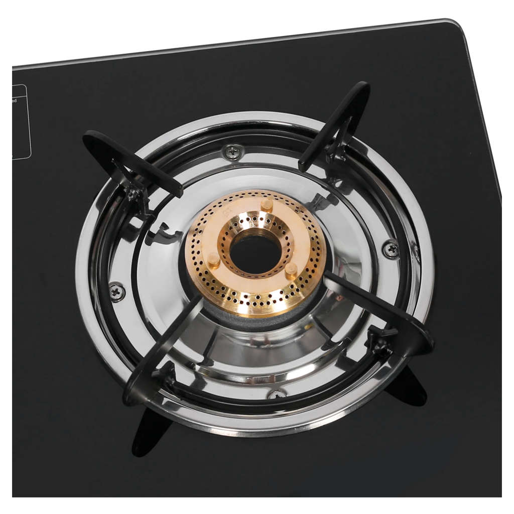 Faber Arrow Glass Top Gas Stove 2 Brass Burner