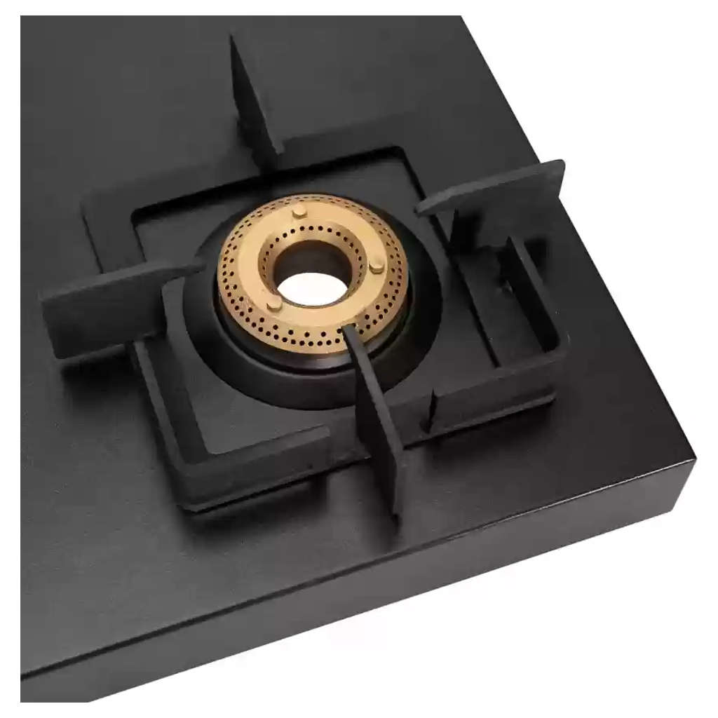 Faber Hob Roma BK CI Cooktop 3 Brass Burner