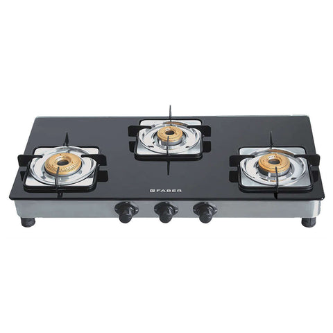 Faber Supreme Plus C AI Gas Stove 3 Brass Burner 