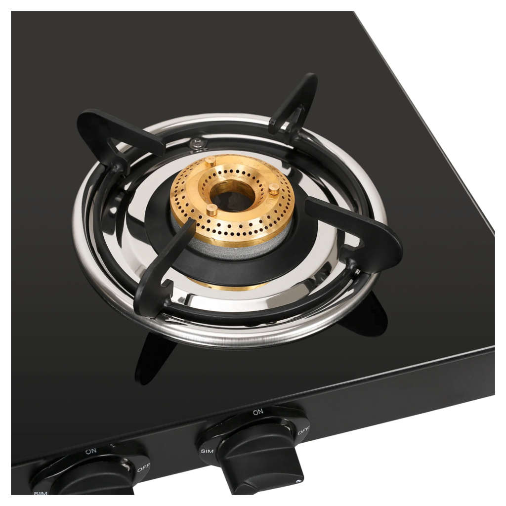 Faber Power Glass Top Gas Stove 4 Brass Burner