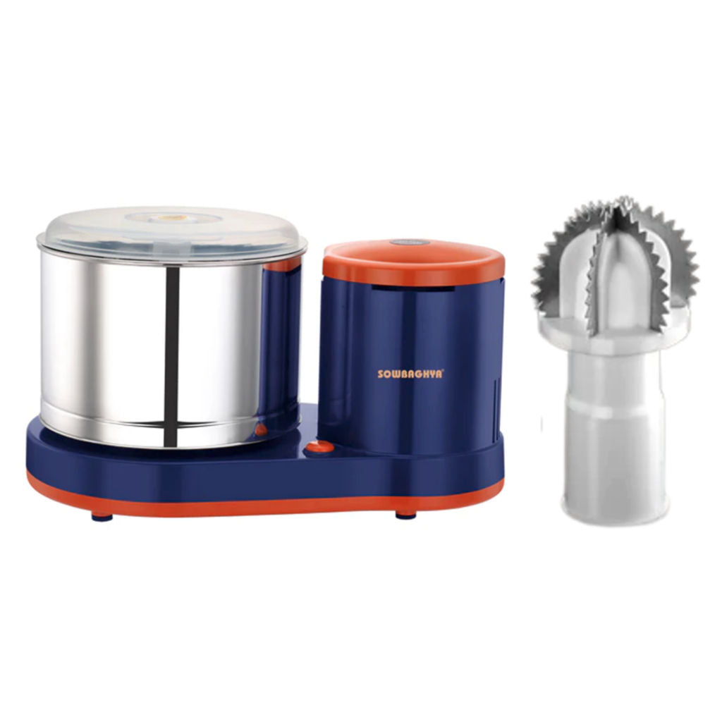 Sowbaghya Jumbo Wet Grinder With Coconut 3 Litre Blue DTT7100 