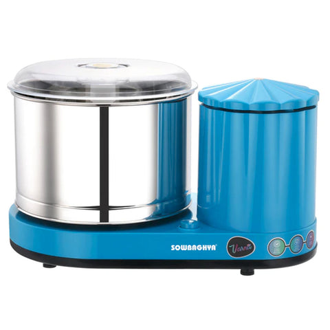 Sowbaghya Varna Table Top Wet Grinder With Attachment 2 Litre Blue DTP6901 