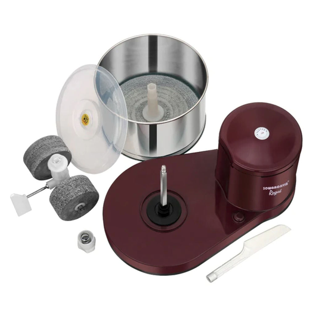 Sowbaghya Regal Wet Grinder 2 Litre Maroon DTP2021