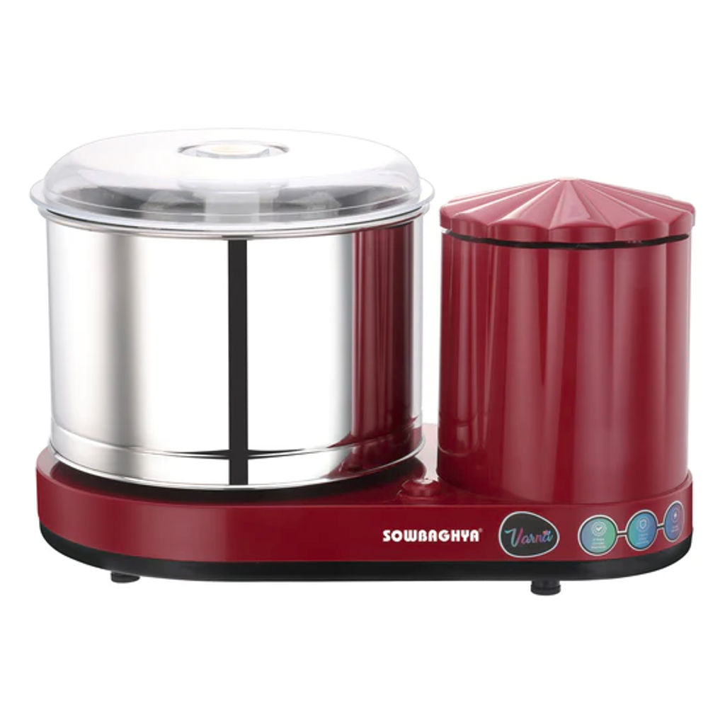 Sowbaghya Varna Wet Grinder 2 Litre 110V Maroon DTP6901V 