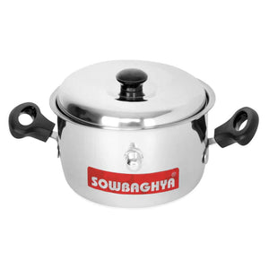 Sowbaghya Ultima IB Stainless Steel Milk Cooker 1 Litre ISS16 