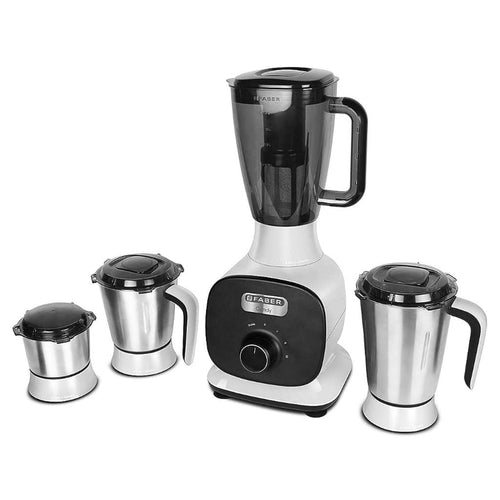 Faber FMG Candy Mixer Grinder 800 W 4 Jars Black White 