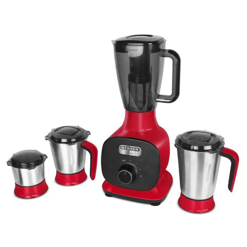 Faber FMG Candy Mixer Grinder 1000 W 4 Jars Mystic Red 