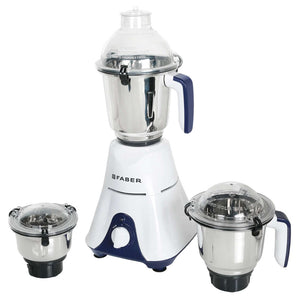 Faber FMG Hilux Mixer Grinder 550 W 3 Jars White Indigo 