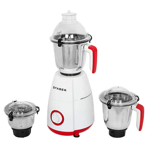 Faber FMG Crown Mixer Grinder 800 W 3 Jars Mystic Red 