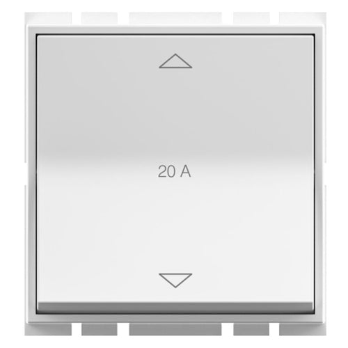 GM Axela 20A 2 Way Switch 2 Module Glossy White AC 2 316 