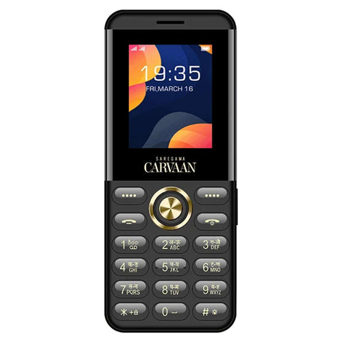 Saregama Carvaan Don M12 Keypad Mobile Phone 1000 Pre-Loaded Tamil Songs 1.8 Inch Classic Black 