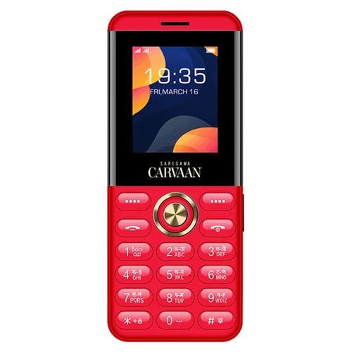 Saregama Carvaan Don M12 Keypad Mobile Phone 1000 Pre-Loaded Hindi Songs 1.8 Inch Tulip Pink 