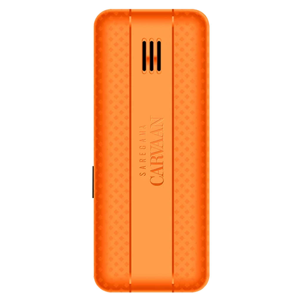 Saregama Carvaan Don M12 Keypad Mobile Phone 1000 Pre-Loaded Hindi Songs 1.8 Inch Iris Orange