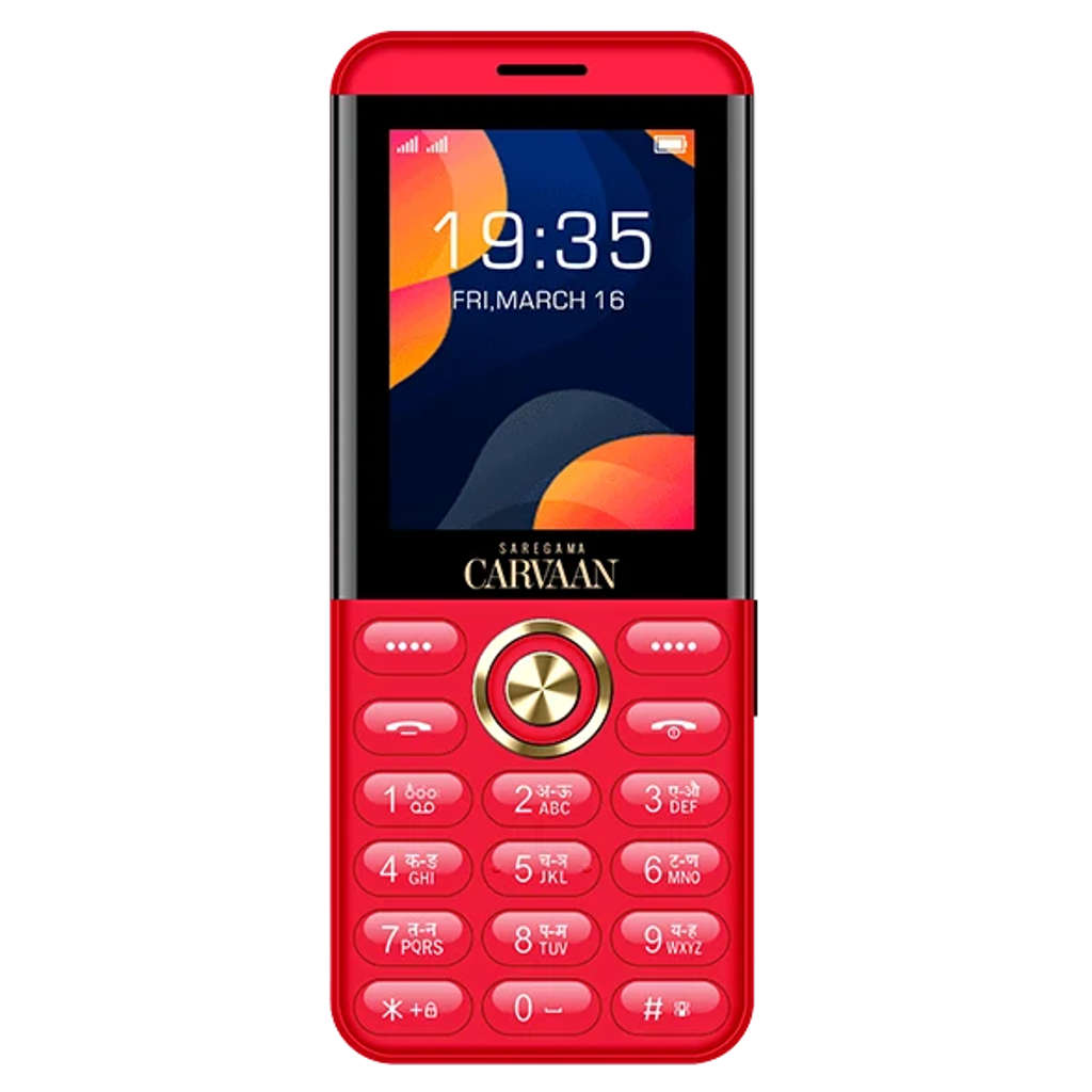 Saregama Carvaan Don M22 Keypad Mobile Phone 1000 Pre-Loaded Tamil Songs 2.4 Inch Tulip Pink 