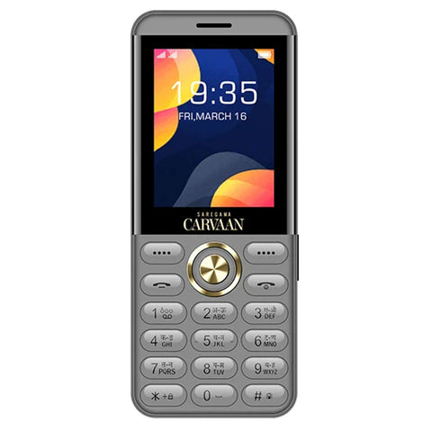 Saregama Carvaan Don M22 Keypad Mobile Phone 1000 Pre-Loaded Tamil Songs 2.4 Inch Charcoal Grey 