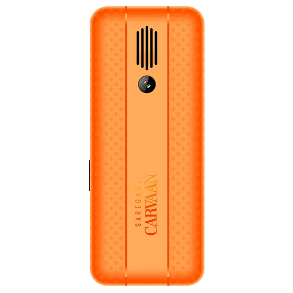 Saregama Carvaan Don M22 Keypad Mobile Phone 1000 Pre-Loaded Hindi Songs 2.4 Inch Iris Orange