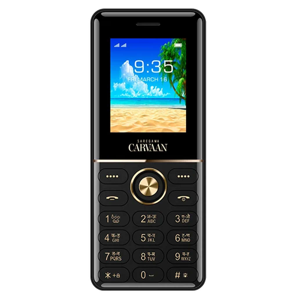 Saregama Carvaan Don Lite M14 Keypad Mobile Phone 351 Pre-Loaded Tamil Songs 1.8 Inch Classic Black 