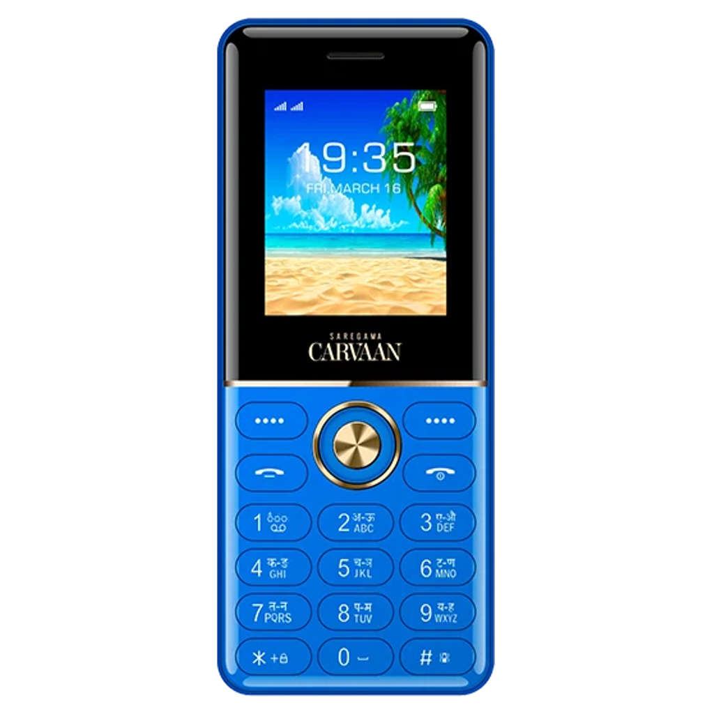 Saregama Carvaan Don Lite M14 Keypad Mobile Phone 351 Pre-Loaded Tamil Songs 1.8 Inch Orchid Blue 