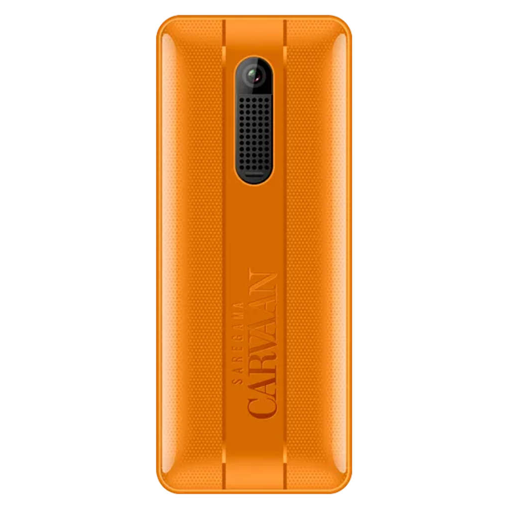Saregama Carvaan Don Lite M14 Keypad Mobile Phone 351 Pre-Loaded Bhojpuri Songs 1.8 Inch Iris Orange