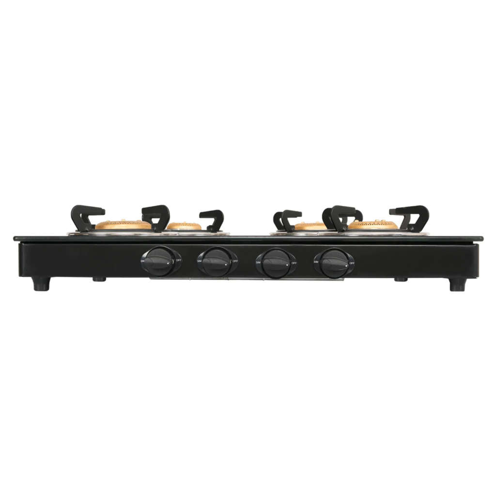 Faber Jumbo Neo XL Glass Top Gas Stove 4 Brass Burner