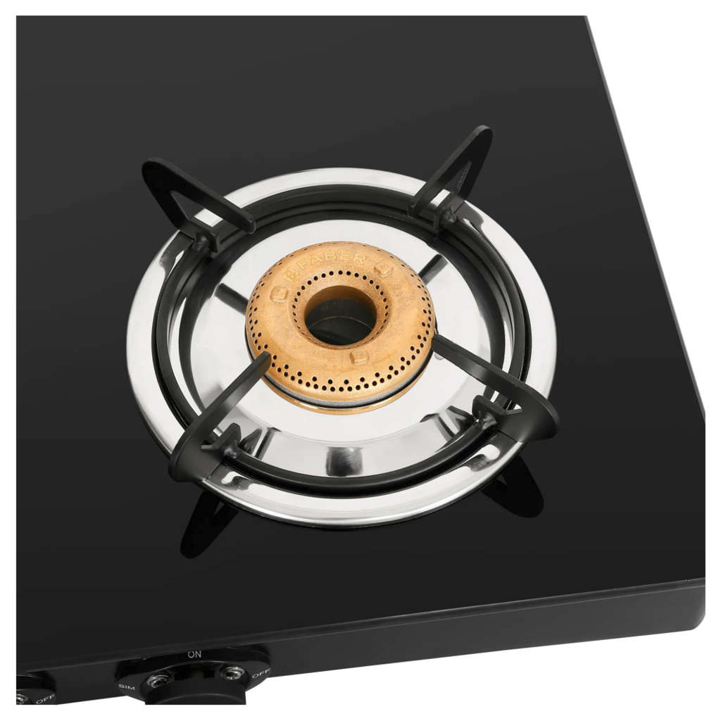 Faber Jumbo Neo XL Glass Top Gas Stove 4 Brass Burner