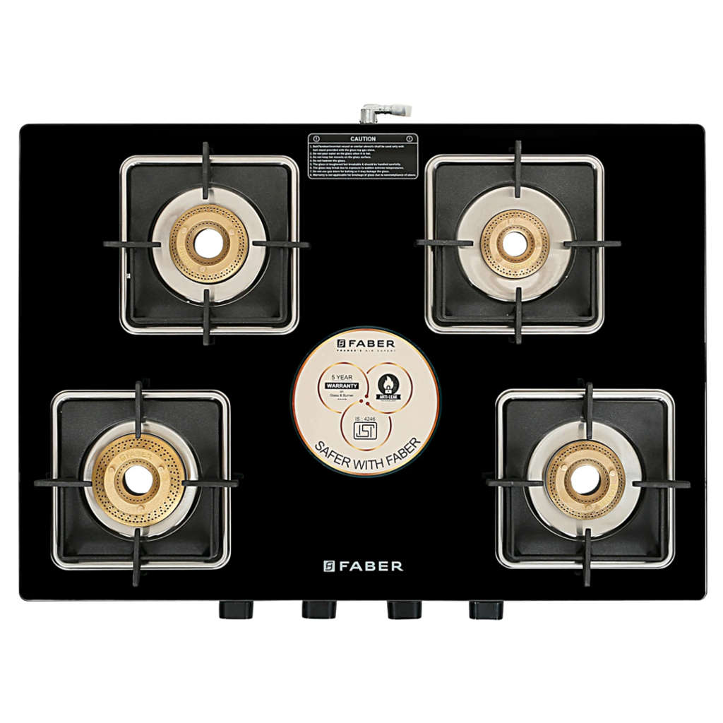 Faber Remo XL Cooktop 4 Brass Burner