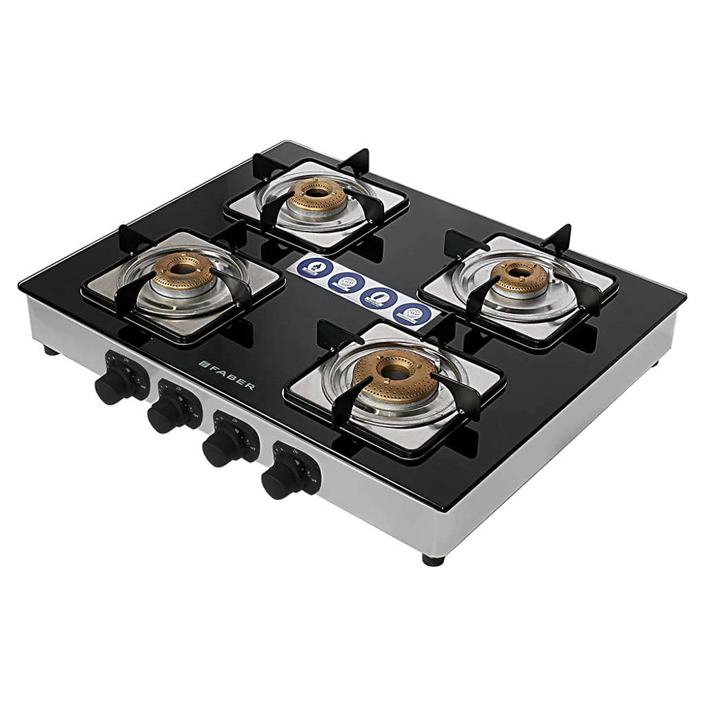 Faber Supreme Plus C AI Gas Stove 4 Brass Burner