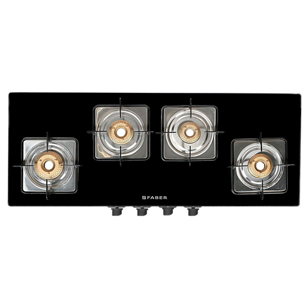 Faber Supreme Plus XL C Gas Stove 4 Brass Burner