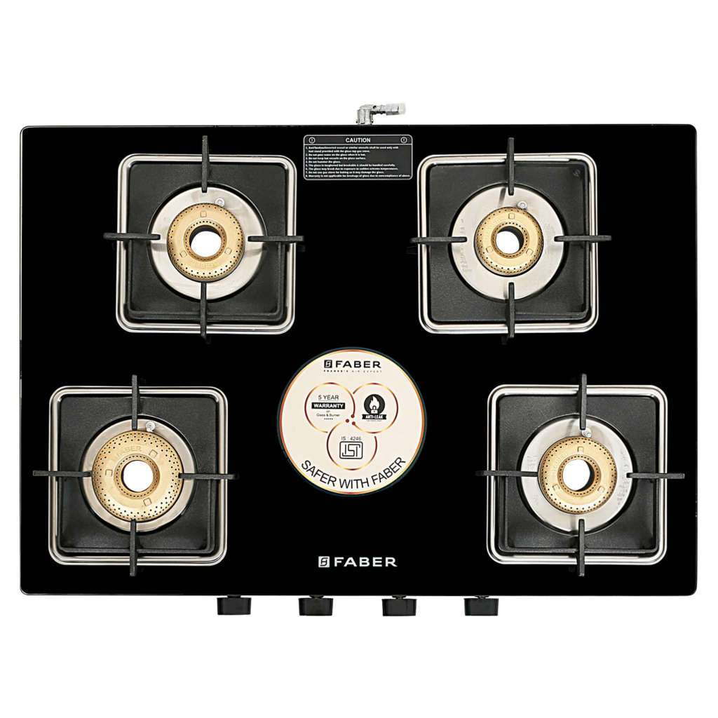 Faber Remo XL AI Cooktop 4 Brass Burner