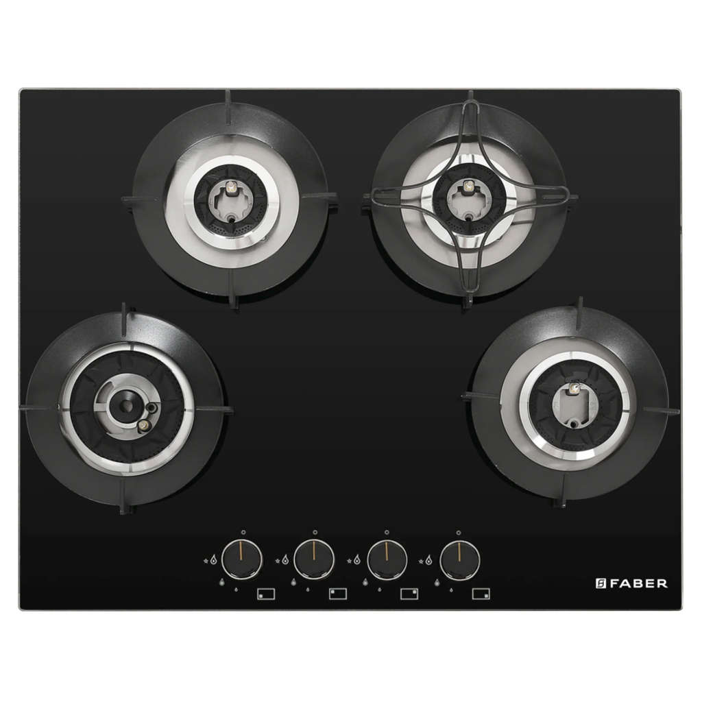 Faber Hob Superia Cooktop 4 Brass Burner HT 654 BR AI