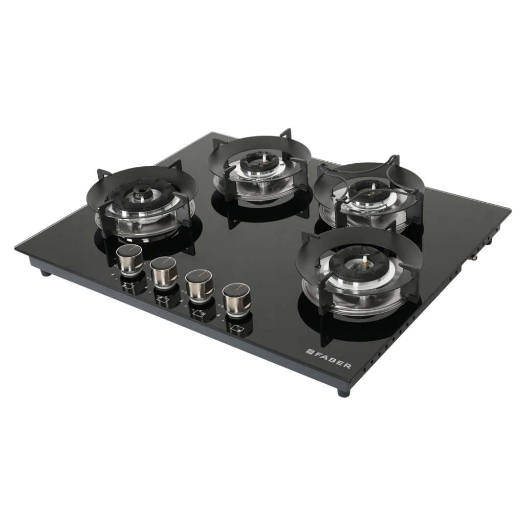 Faber Hob Superia Cooktop 4 Brass Burner HT 654 BR AI