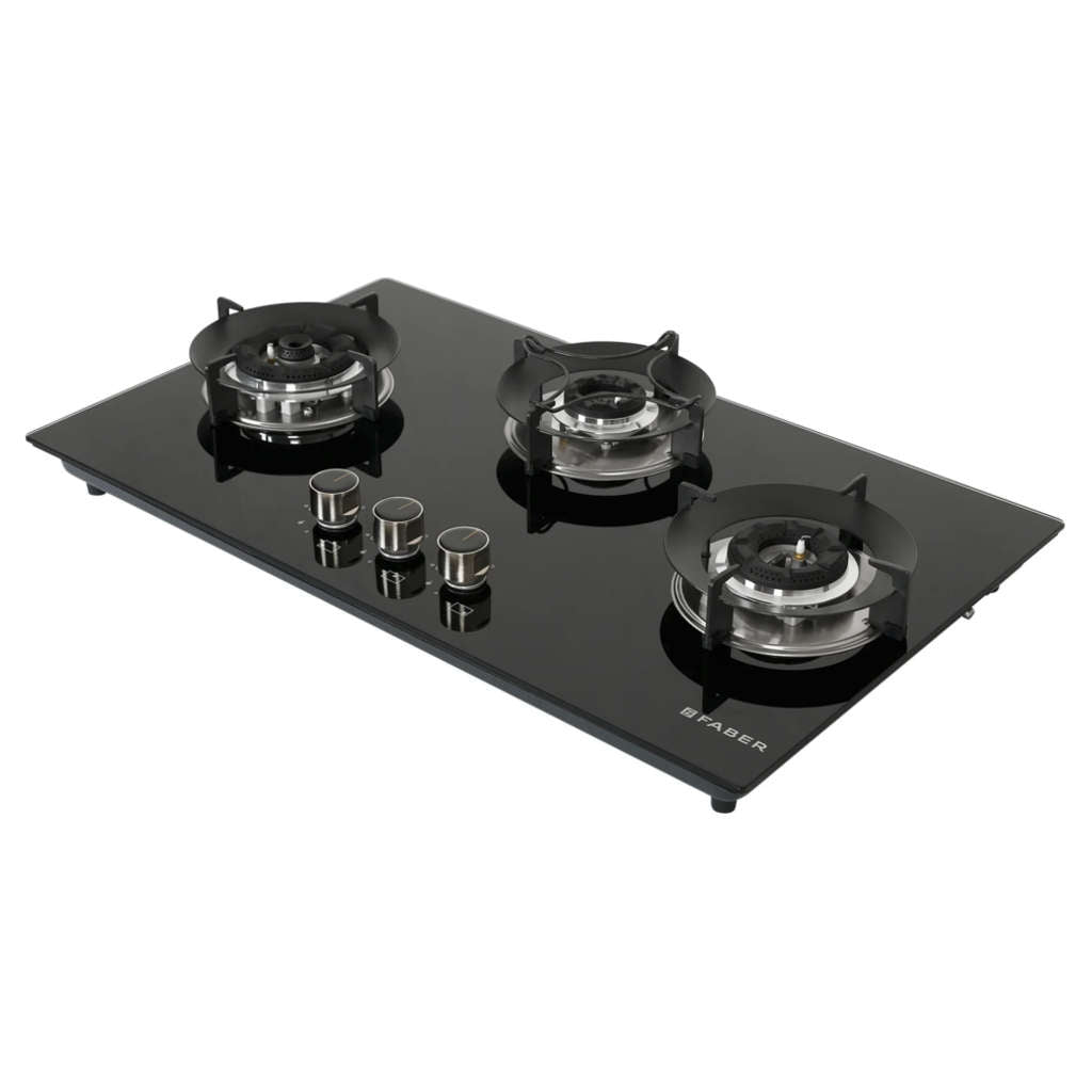 Faber Hob Superia Cooktop 3 Brass Burner HT 763 BR AI