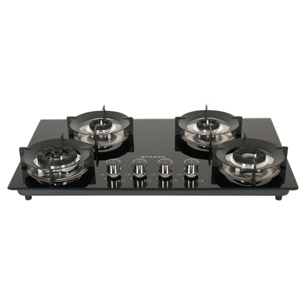 Faber Hob Superia Cooktop 4 Brass Burner HT 764 BR AI 