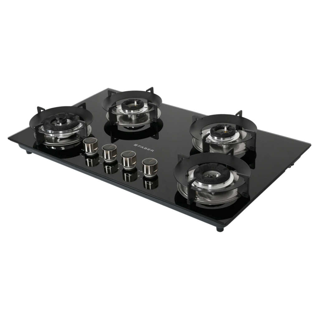 Faber Hob Superia Cooktop 4 Brass Burner HT 764 BR AI