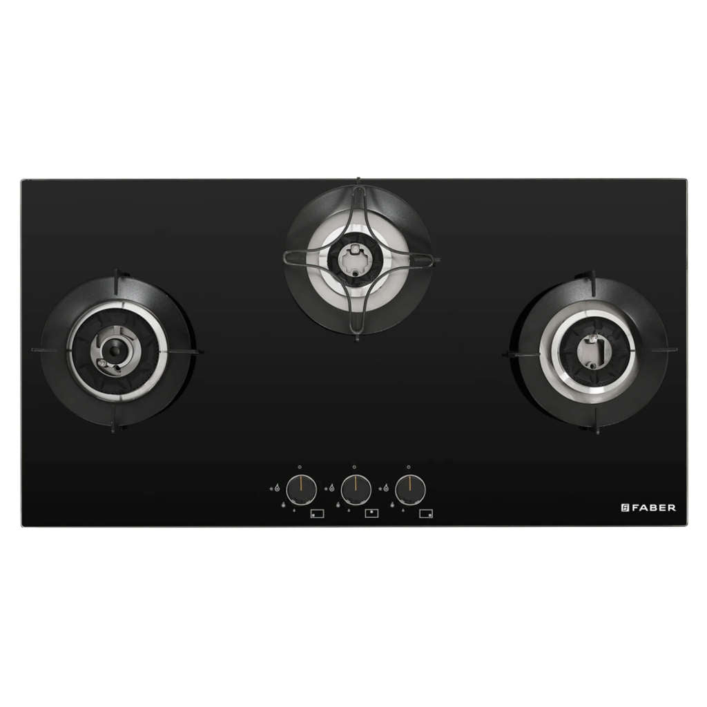 Faber Hob Superia Cooktop 3 Brass Burner HT 903 BR AI