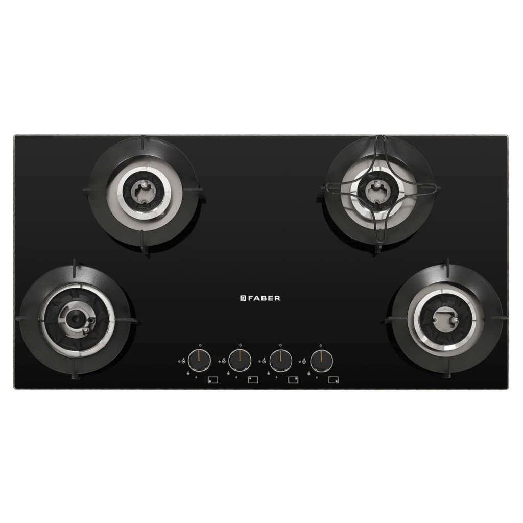 Faber Hob Superia Cooktop 4 Brass Burner HT 904 BR AI