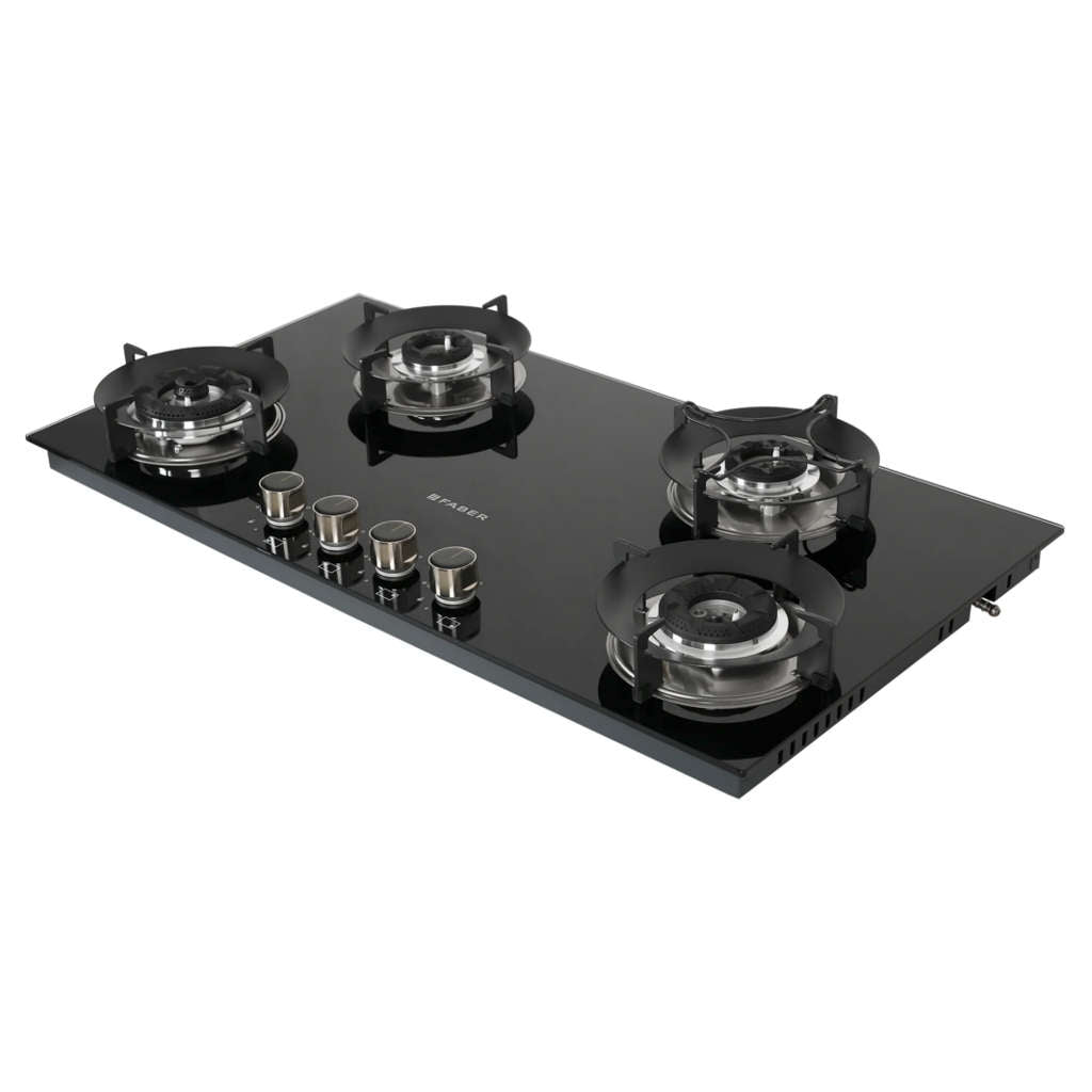 Faber Hob Superia Cooktop 4 Brass Burner HT 904 BR AI