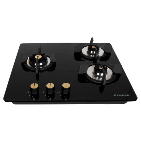 Faber Hob Maxus Cooktop 3 Brass Burner HT603 CRS BR CI AI 