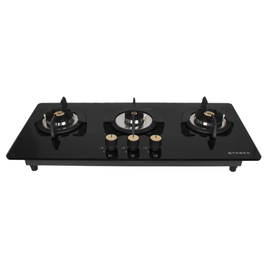 Faber Hob Maxus Cooktop 3 Brass Burner HT803 CRS BR CI AI 