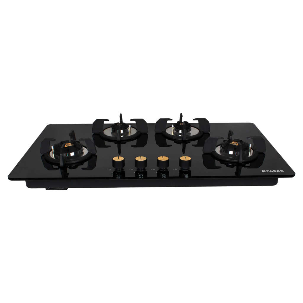 Faber Hob Maxus Cooktop 4 Brass Burner HT904 CRS BR CI AI 