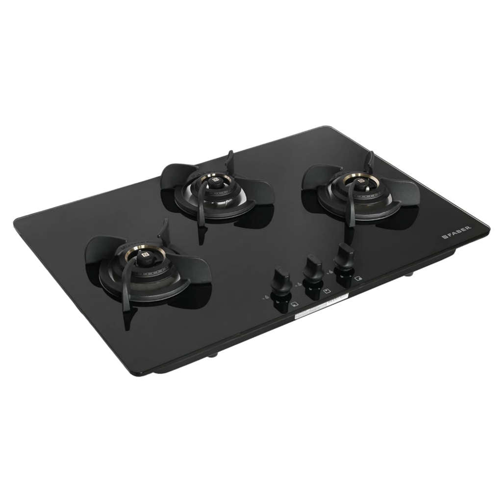 Faber Hob Ultima Plus Cooktop 3 Brass Burner HT783 CRS BR CI AI