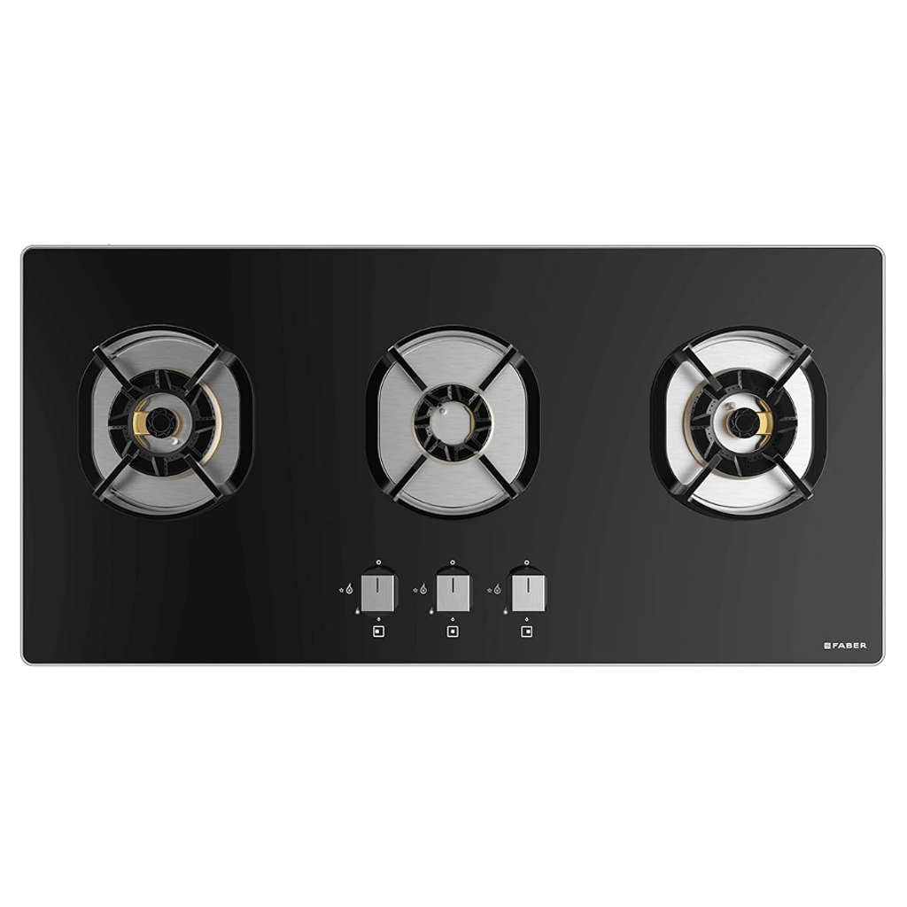 Faber Hob Nexus Cooktop 3 Brass Burner IND HT803 CRS BR CI AI