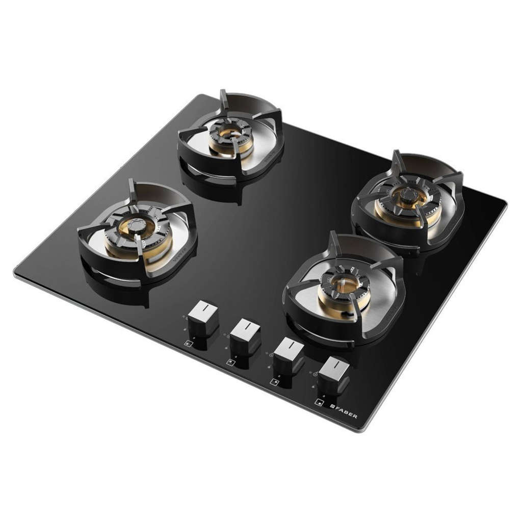 Faber Hob Nexus Cooktop 4 Brass Burner IND HT604 CRS BR CI AI