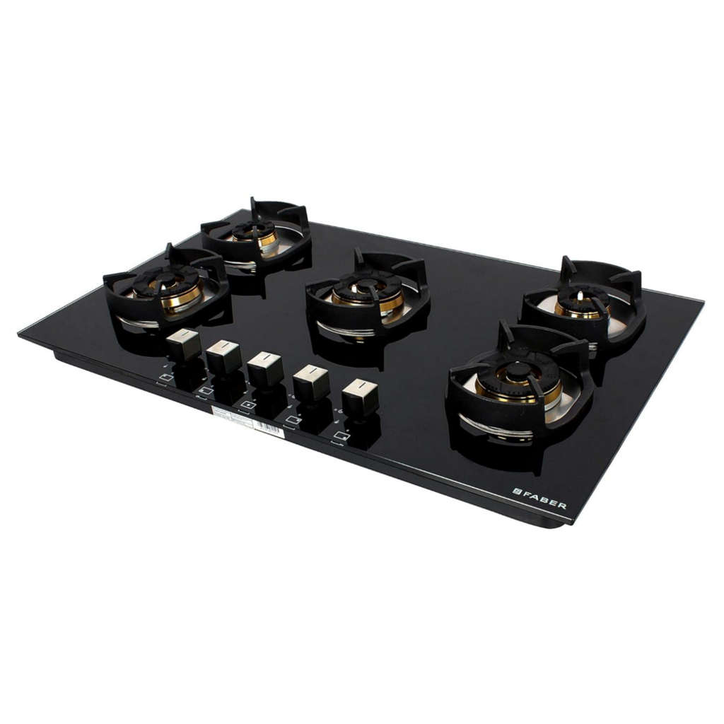 Faber Hob Nexus Cooktop 5 Brass Burner IND HT905 CRS BR CI AI