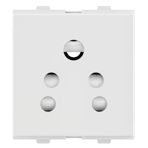 GM 6A 2 In 1 Socket Glossy White AB 2 136 