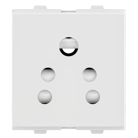 GM 6A 2 In 1 Socket Glossy White AB 2 136 