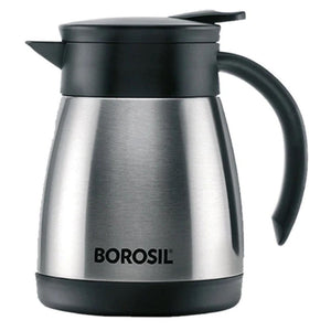 Borosil Insulated Stainless Steel Tea Pot 500 ml FLKT50SSB11 