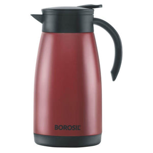 Borosil Insulated Stainless Steel Tea Pot 750 ml Red FLKT75RED14 