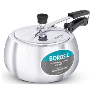 Borosil Pronto Induction Base Aluminium Pressure Cooker 2 Litre CFPC2LAL05 