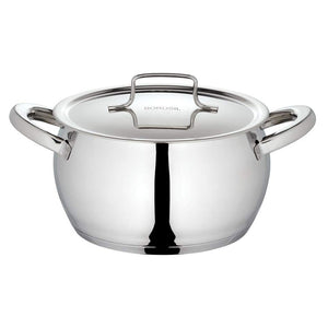 Borosil Cookfresh Stainless Steel Handi Casserole With Lid 20 cm CFHC20SS13 